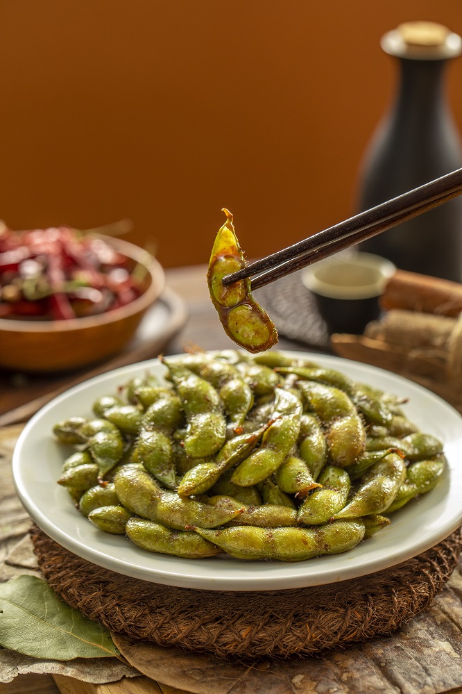 鹵毛豆